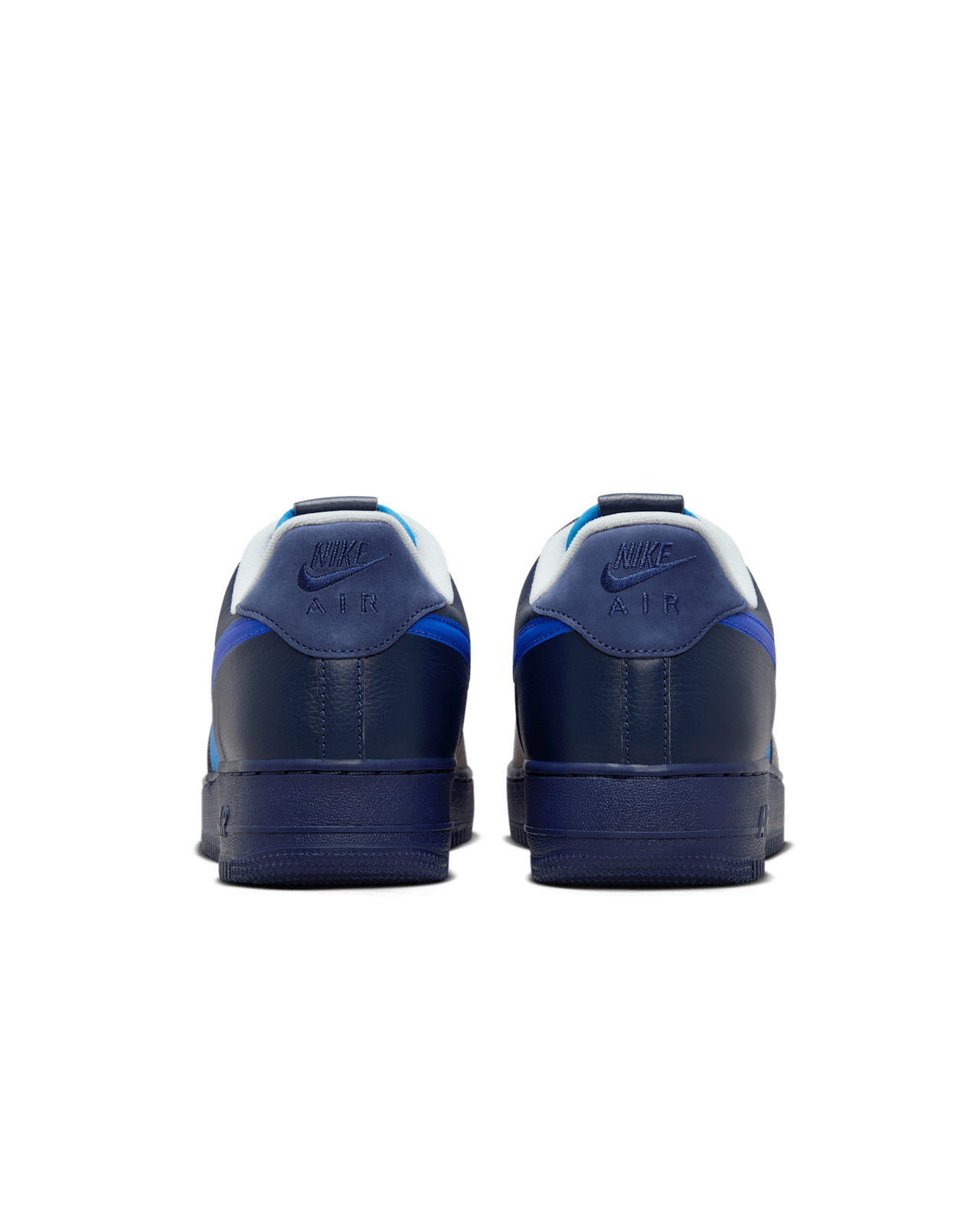 Nike air force 1 grey and blue cheap